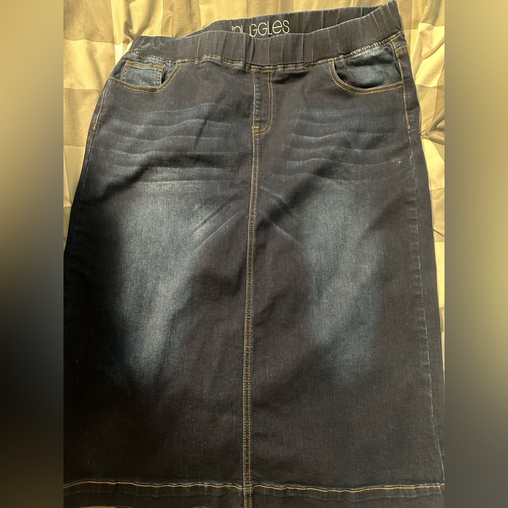Nuggles jean denim skirt
